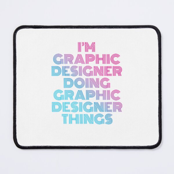 Item preview, I'm Graphic Designer Doing Graphic Designer Things Retro Neon designed and sold by SVPOD.