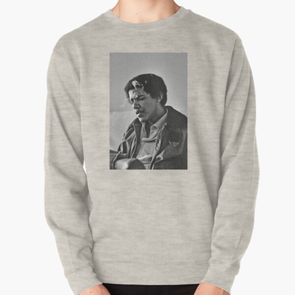 Young Barack Obama - Smoking Print Pullover Sweatshirt
