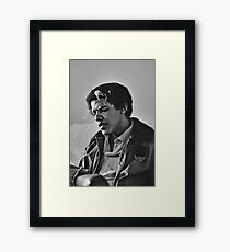 Young Barack Obama - Smoking Print Framed Print