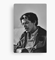 Young Barack Obama - Smoking Print Canvas Print