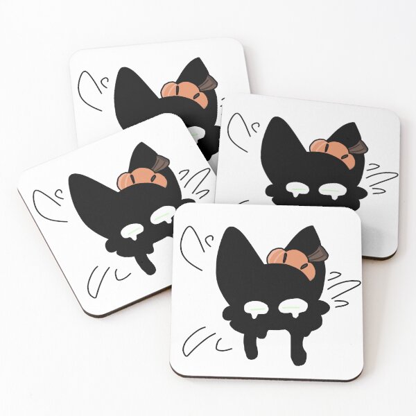 Item preview, anxious kitty + pumpkin hat designed and sold by CorvidCrow.