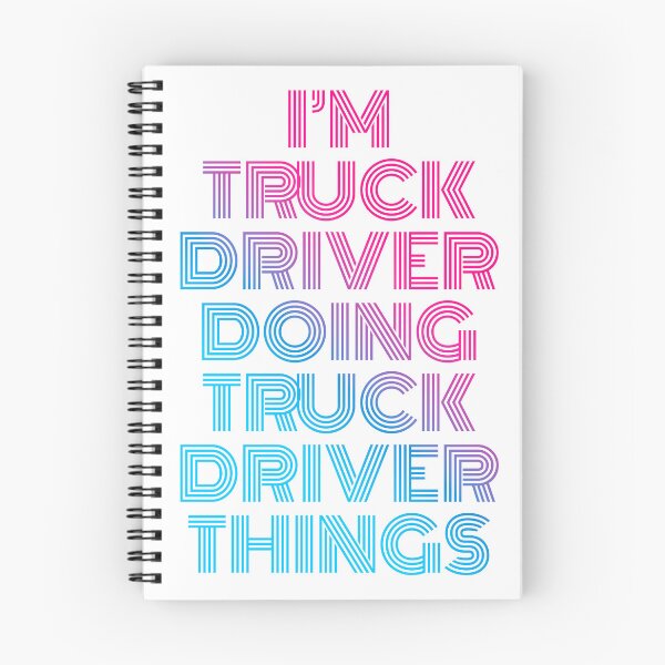 Item preview, I'm Truck Driver Doing Truck Driver Things Retro Neon designed and sold by SVPOD.