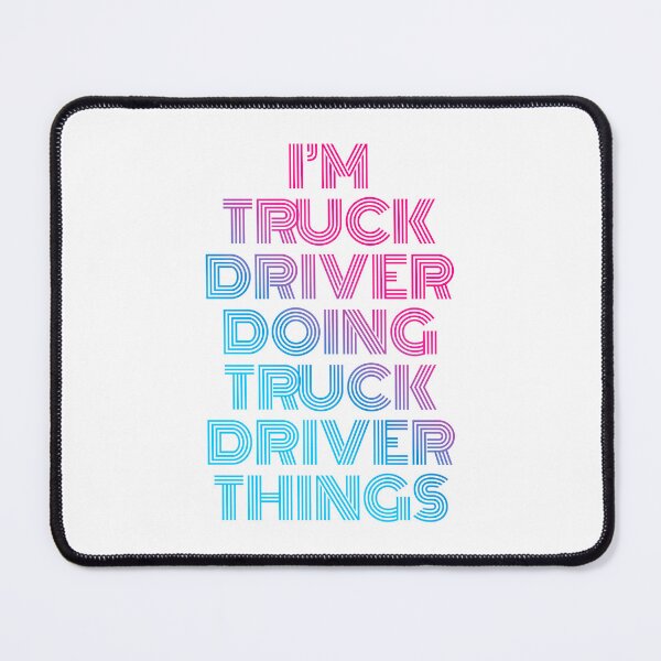 Item preview, I'm Truck Driver Doing Truck Driver Things Retro Neon designed and sold by SVPOD.