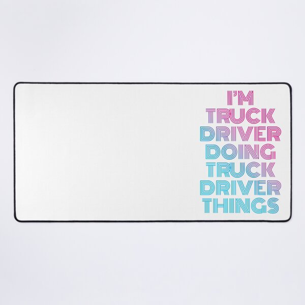 Item preview, I'm Truck Driver Doing Truck Driver Things Retro Neon designed and sold by SVPOD.