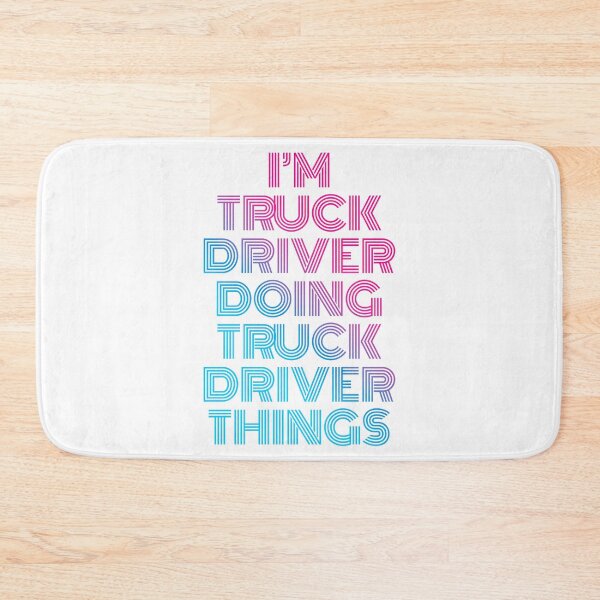 Item preview, I'm Truck Driver Doing Truck Driver Things Retro Neon designed and sold by SVPOD.
