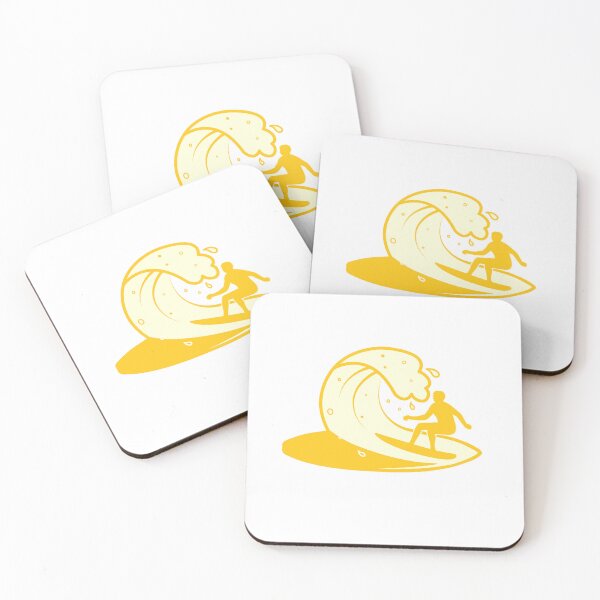 Item preview, Surfing on yellow surfboard  designed and sold by sharifex.