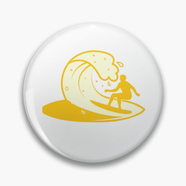 Item preview, Surfing on yellow surfboard  designed and sold by sharifex.