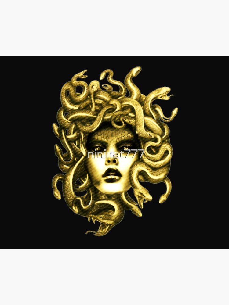 Snake Head Girl Medusa' Mouse Pad