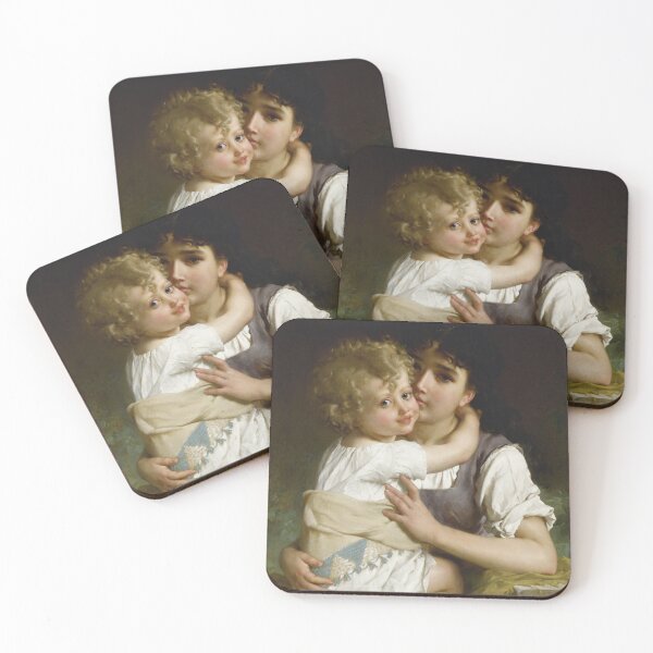 Item preview, Maternal Affection | Émile Munier | Nursery Art designed and sold by CJET.