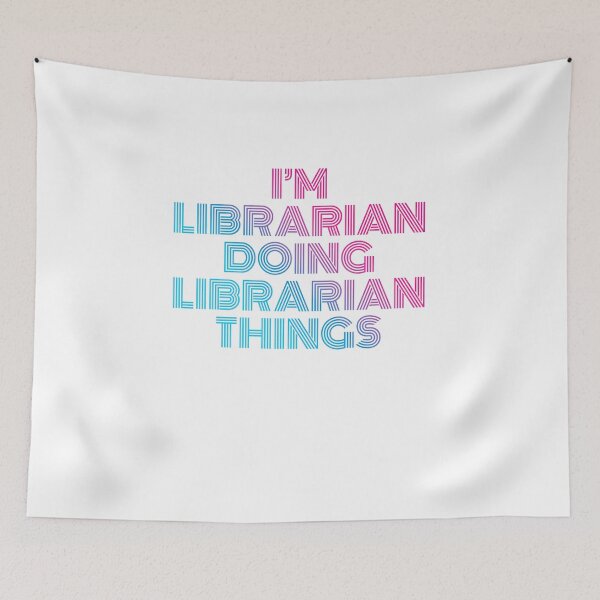 Item preview, I'm Librarian Doing Librarian Things Retro Neon designed and sold by SVPOD.
