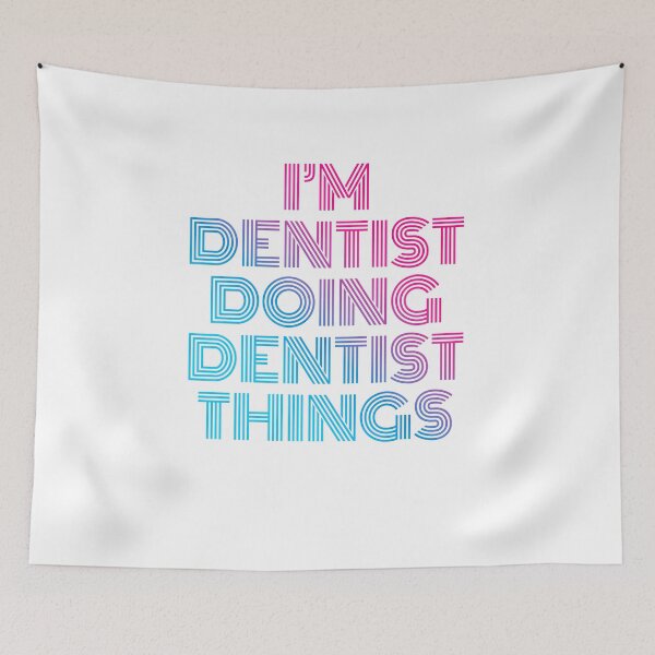 Item preview, I'm Dentist Doing Dentist Things Retro Neon designed and sold by SVPOD.