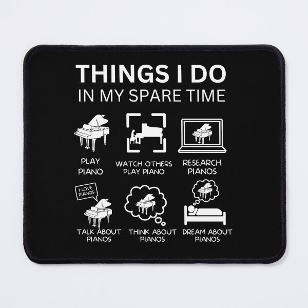 Item preview, Things I Do In My Spare Time For Piano Player And Orchestra Musicians As A Classical Pianist designed and sold by Funwithmusic.