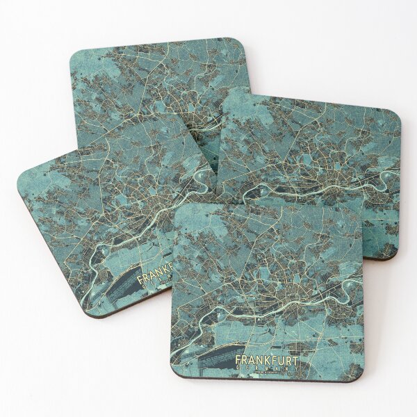Item preview, Frankfurt City Map of Hesse, Germany - Summer designed and sold by deMAP.