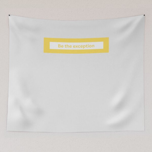 Item preview, Be the exception - block Quote designed and sold by justbejoker.