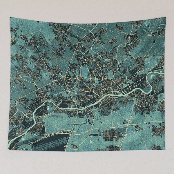 Item preview, Frankfurt City Map of Hesse, Germany - Summer designed and sold by deMAP.