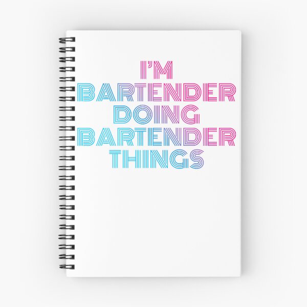 Item preview, I'm Bartender Doing Bartender Things Retro Neon designed and sold by SVPOD.