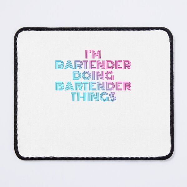 Item preview, I'm Bartender Doing Bartender Things Retro Neon designed and sold by SVPOD.