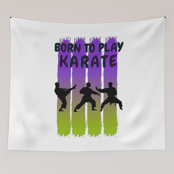 Item preview, Born to play sports - Karate designed and sold by AspectArtWorks.
