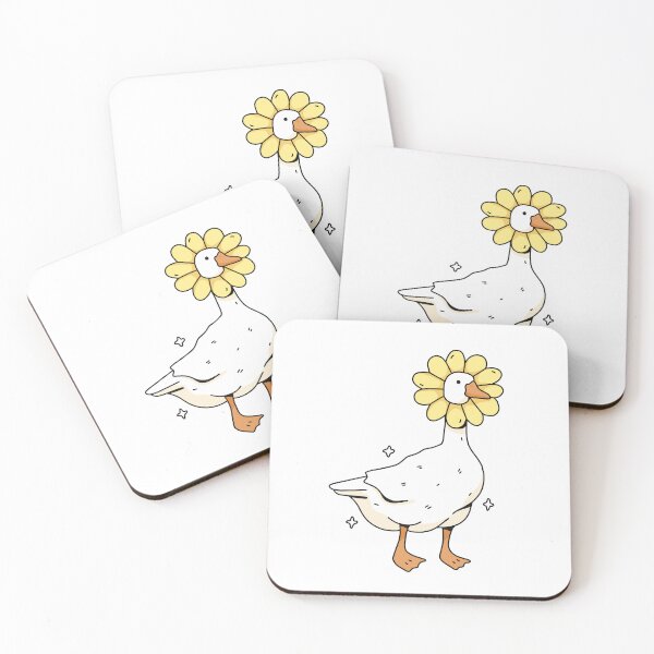 Item preview, daisy goose illustration designed and sold by bloemsgallery.