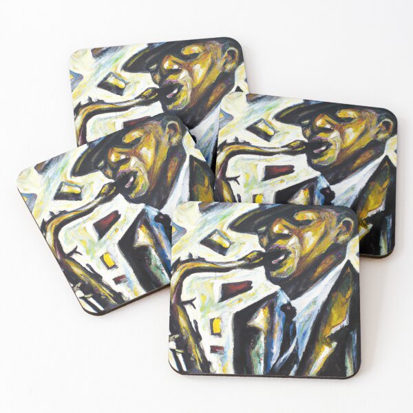 Item preview, Believe in music - oil painting of saxophonist designed and sold by Ludvig823.