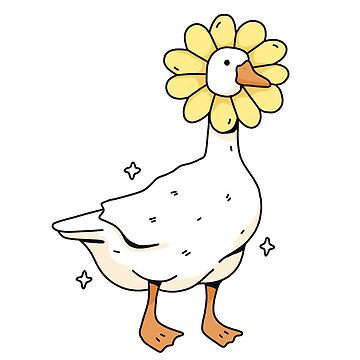Aperçu de l'œuvre illustration d'oie de marguerite de bloemsgallery