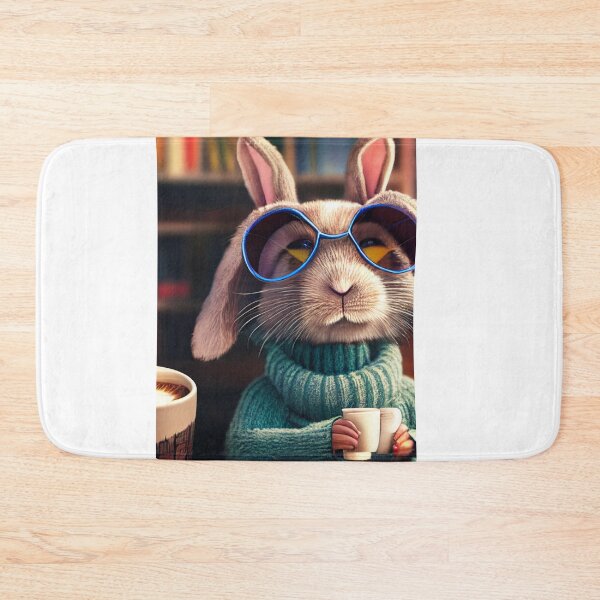 Item preview, Bunny Everyday Is A Coffee Day designed and sold by TheCreativeFab.