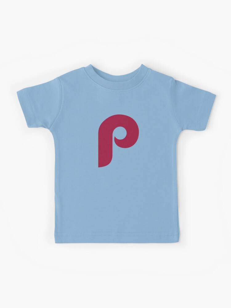 New Official Philadelphia Phillies Youth Boys Blue Short Sleeve Shirt