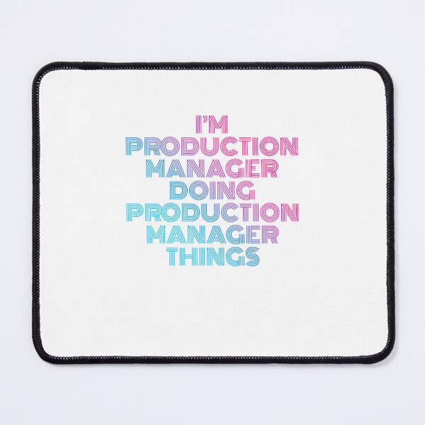 Item preview, I'm Production Manager Doing Production Manager Things Retro Neon designed and sold by SVPOD.