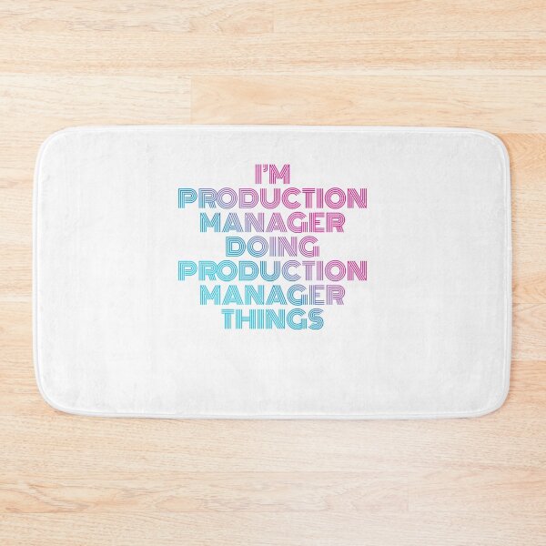 Item preview, I'm Production Manager Doing Production Manager Things Retro Neon designed and sold by SVPOD.