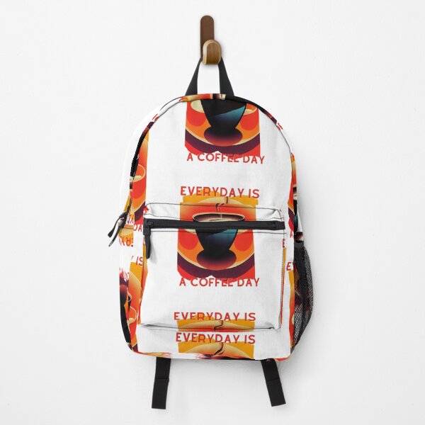 Item preview, Retro Red Art Everyday Is A Coffee Day designed and sold by TheCreativeFab.