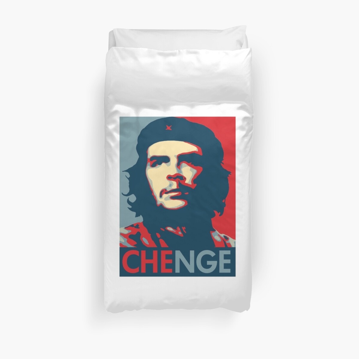 Che Guevara Obama Style Pop Art Poster Meme Change Duvet Cover