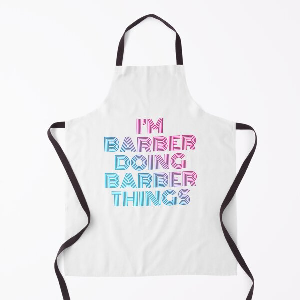 Item preview, I'm Barber Doing Barber Things Retro Neon designed and sold by SVPOD.