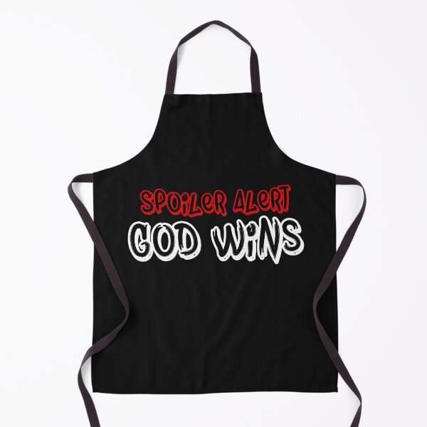 Item preview, Spoiler God Wins. Spoiler Alert God Wins designed and sold by CreacionsMeraki.