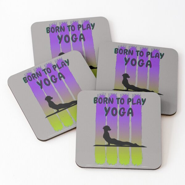 Item preview, Born to play sports - Yoga designed and sold by AspectArtWorks.