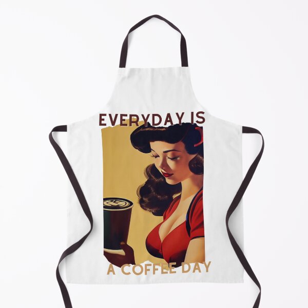 Item preview, Pin Up Girl Everyday Is A Coffee Day designed and sold by TheCreativeFab.