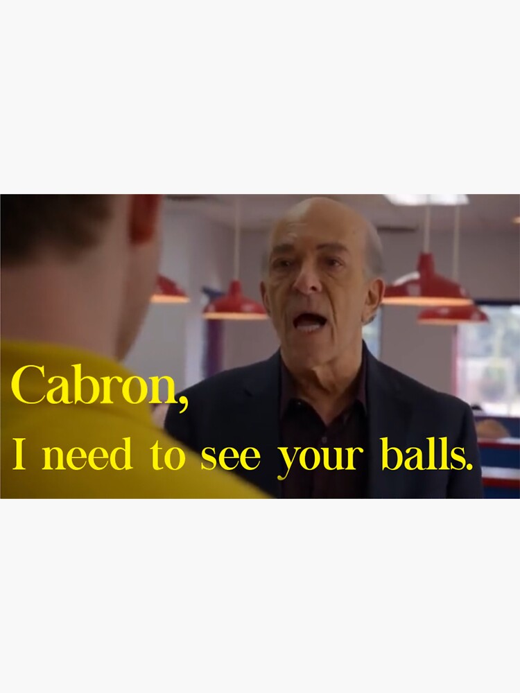 "Better call Saul hector salamanca I need to see your balls" Sticker