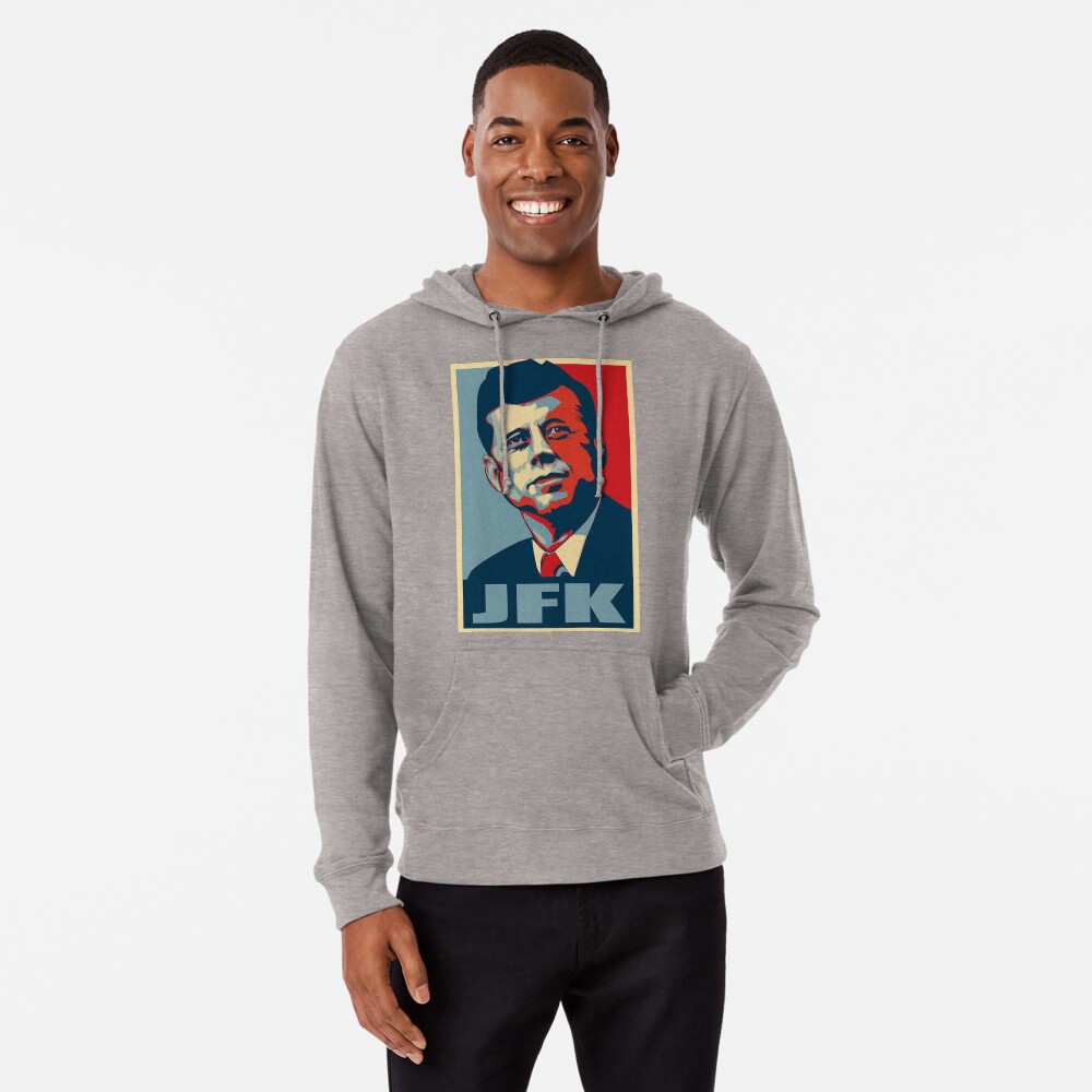 "John F Kennedy/JFK" Lightweight Hoodie by Memesense Redbubble