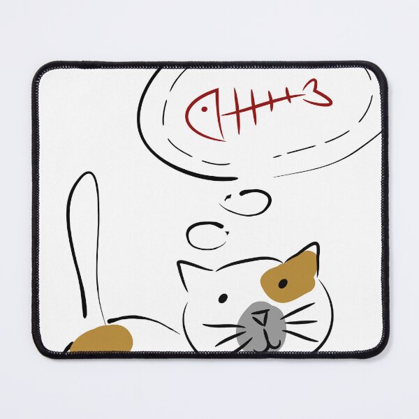 Item preview, Hungry cat designed and sold by PerlaDesignArt.