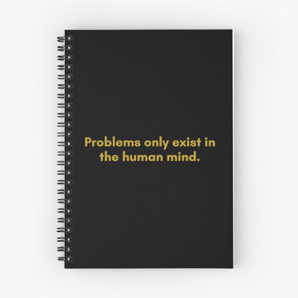 Item preview, Problems only exist in the human mind. | Anthony de Mello | Golden Quote designed and sold by Philosopherous.