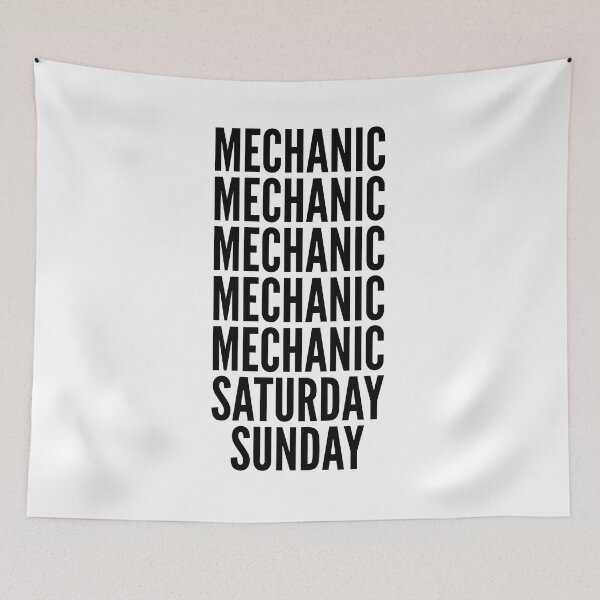 Item preview, Mechanic funny workweek for Mechanics designed and sold by SVPOD.