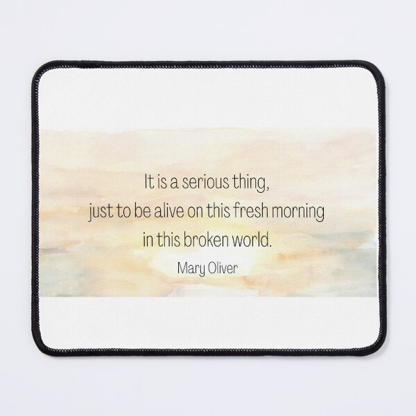 Item preview, To Be Alive | Mary Oliver designed and sold by ArtistVenus.