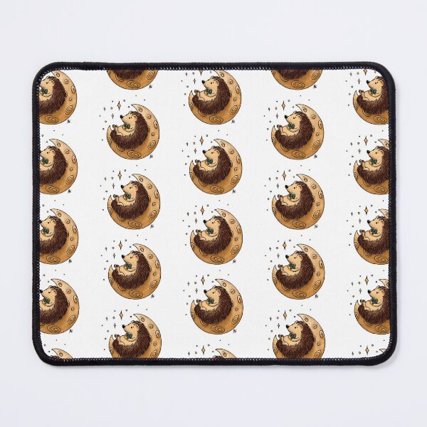 Item preview, Hedgehog over the moon designed and sold by helen-mushu.
