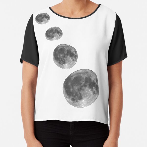 Full moon; Moon Chiffon Top