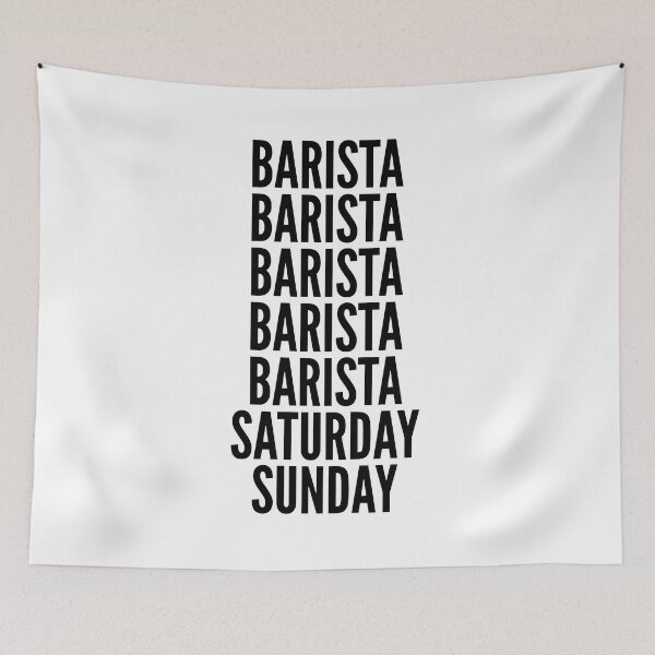Item preview, Barista funny workweek for Baristas designed and sold by SVPOD.