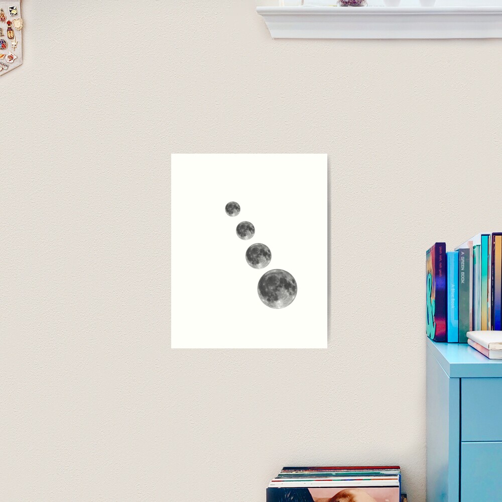 Full moon; Moon Art Print