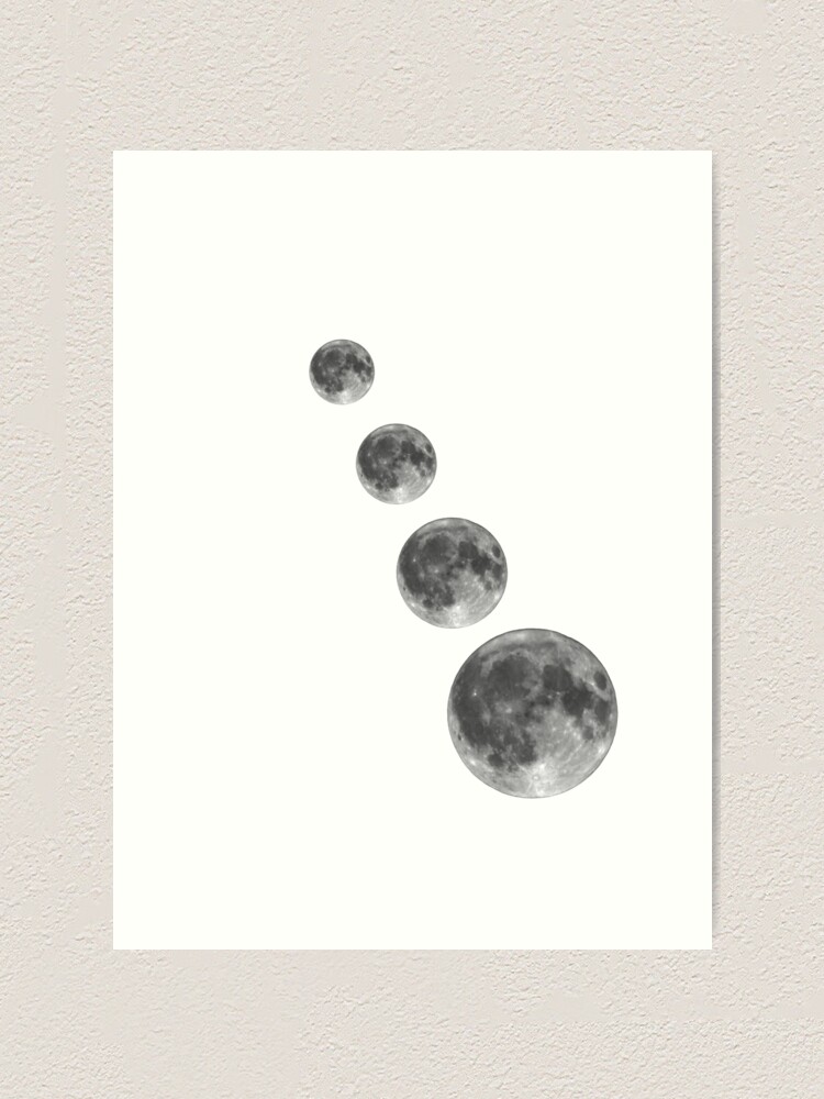 Alternate view of Full moon; Moon Art Print