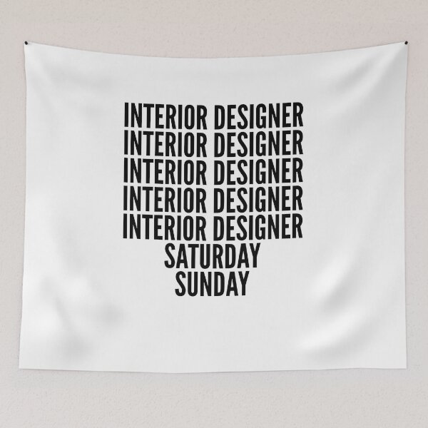 Item preview, Interior Designer funny workweek for Interior Designers designed and sold by SVPOD.