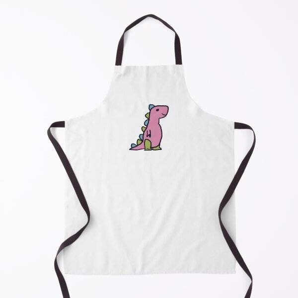 Item preview, Dino 1 (pink green blue, white background) designed and sold by MentaLee.