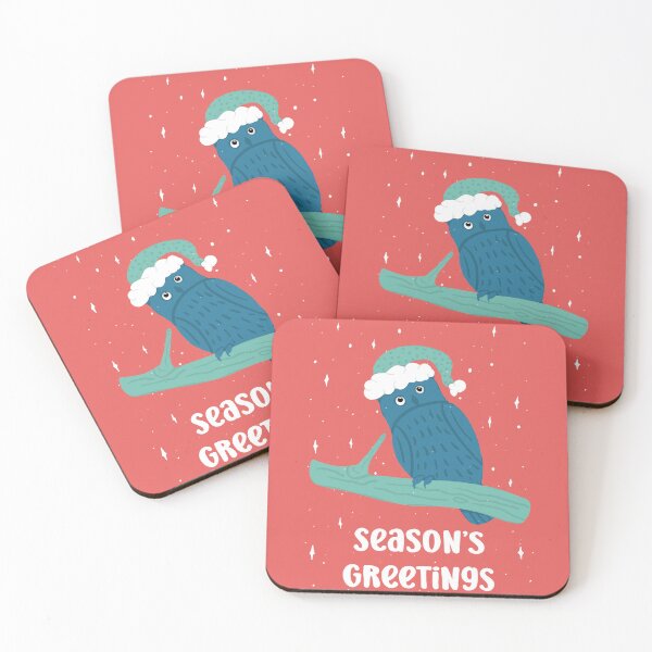Item preview, Season's greetings -  Owls Greetings collection - RBG designed and sold by MaddaMom.