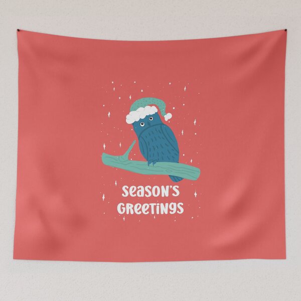 Item preview, Season's greetings -  Owls Greetings collection - RBG designed and sold by MaddaMom.